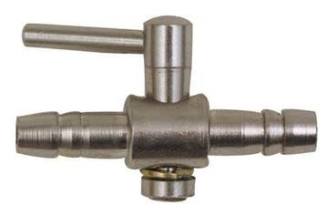 Kraan tbv 6/7mm slang (6mm koppelingen, 4, Beluchting), Ophalen of Verzenden, Nieuw, Overige typen