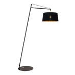 Staande lamp Modern Zwart met Kap H160 cm - Scaldare Vivaro, Huis en Inrichting, Lampen | Vloerlampen, Ophalen of Verzenden, Nieuw