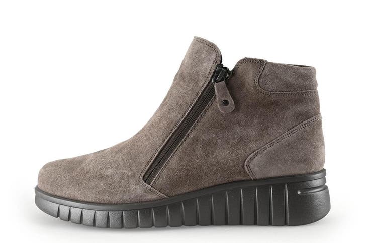 Hartjes Enkellaarzen in maat 42 Grijs, Kleding | Dames, Schoenen, Grijs, Zo goed als nieuw, Lage of Enkellaarzen, Verzenden