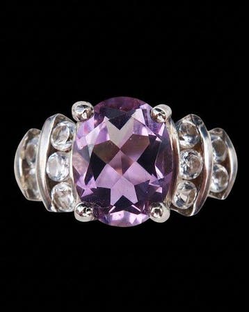 Aquamarijn - Zilver, Het Noorderlicht – Amethist- en