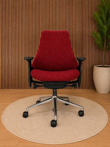 Refurbished Herman Miller - Rode Bureaustoel - Sayl Model, Verzenden, Zo goed als nieuw, Bureaustoel, Rood