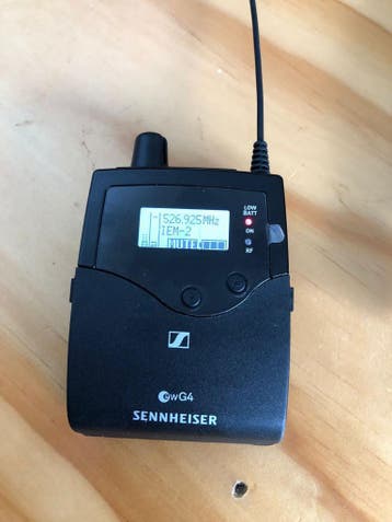 Sennheiser EK IEM G4-A ontvanger  (516 - 558 MHz), Muziek en Instrumenten, Ophalen of Verzenden, Nieuw