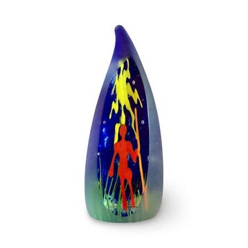 Gullaskruf - Carlos R. Pebaqué - sculptuur, Handgeblazen