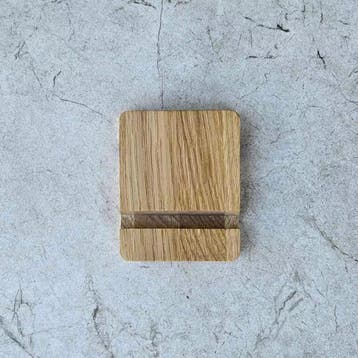 HOCHO Eikenhouten Telefoonhouder 100x80x15 mm – Personali., Ophalen of Verzenden, Nieuw