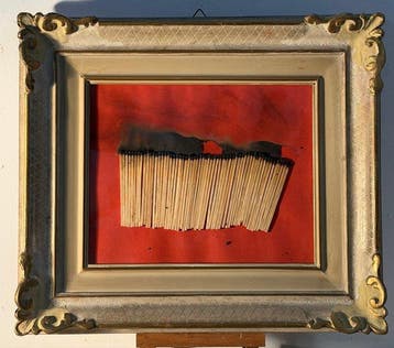 Bernard Aubertin (1934-2015) - De feu fiammiferi bruciati, Antiek en Kunst