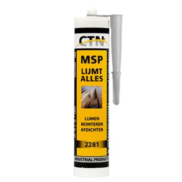 CTN MSP sterk verlijmende kit WIT (2281W), Verzenden, Nieuw