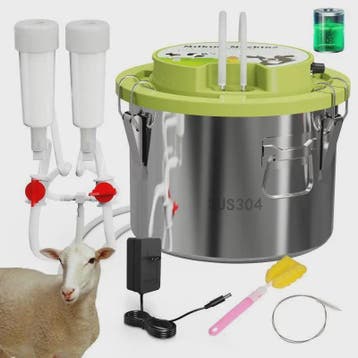 Automatische Melkmachine voor Koeien en Schapen - 8L RVS met, Verzenden