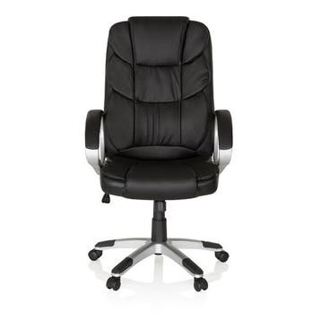 Directiestoel | Met Armleuning | Kunstleder | Zwart | Relax, Huis en Inrichting, Bureaus, Verzenden, Nieuw