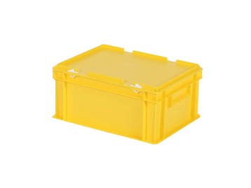 Stapelbak met deksel - 400 x 300 x H 190 mm (gladde bodem) -, Ophalen of Verzenden, Nieuw