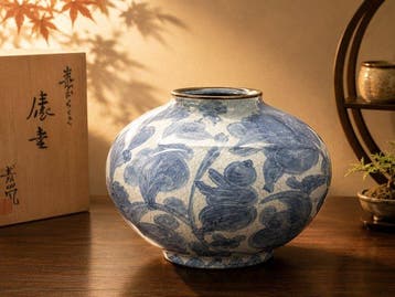 Tachikichi - Seiran - Vaas - Keramiek - Sometsuke Vase