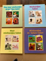 4 Boeken - Minihondjes, Katten en Dieren Haken, Boeken, Verzenden, Zo goed als nieuw, Breien en Haken