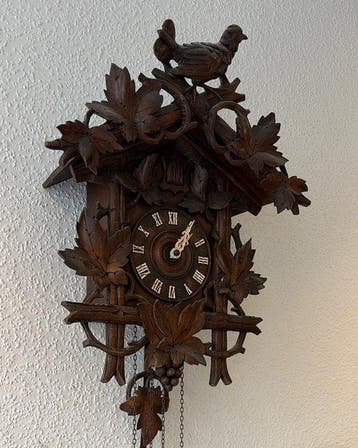 Koekoeksklok - Hout, Messing - 1880-1920
