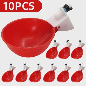 Automatische Drinkbakjes voor Kippen, Quails, Eenden & Duive, Verzenden, Nieuw
