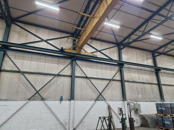 Abus enkelligger bovenloopkraan ± 18.100mm x 5t 001659U, Doe-het-zelf en Verbouw, Gereedschap | Overige machines, Ophalen, Gebruikt