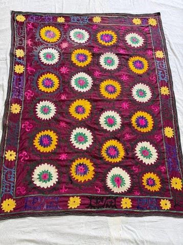 Suzane Kilim - Suzane Tapijt, Bankhoes, Bedhoes,, Nieuw