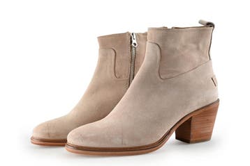 Shabbies Amsterdam Enkellaarzen in maat 40 Beige, Shabbies Amsterdam, Verzenden, Beige, Lage of Enkellaarzen