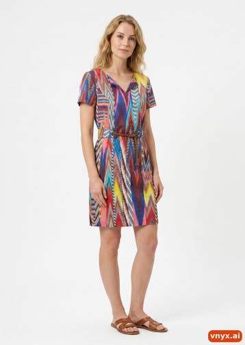 caroline biss Casual jurken Dames maat M Multicolour Vintage, Ophalen of Verzenden, Nieuw