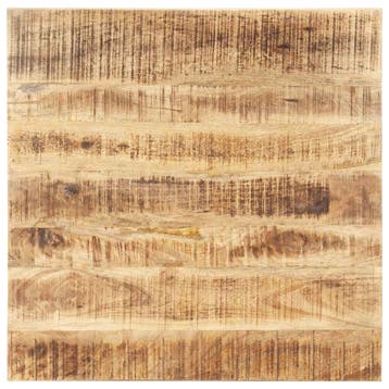vidaXL Tafelblad 25-27 mm 80x80 cm massief mangohout, Verzenden, Nieuw