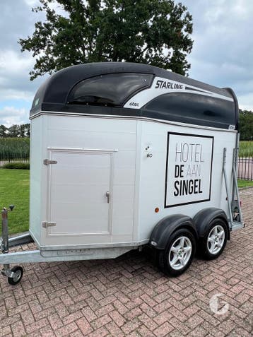 Vol-Alu 1,5 Paards Atec met zadelkamer!, Ophalen, Zo goed als nieuw, Aluminium, 1½-paards trailer