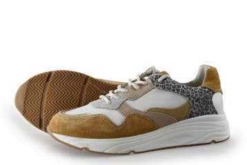 Manfield Sneakers in maat 40 Wit, Verzenden, Wit, Manfield, Sneakers of Gympen