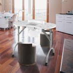 2dekans | Coast Opvouwbare Manicuretafel 90x43x73 cm Wit –, Ophalen of Verzenden, Zo goed als nieuw
