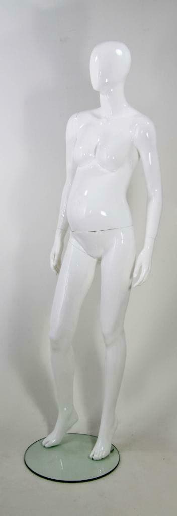 zwanger dames pop egg head hoog glans wit € 75,00, Ophalen of Verzenden