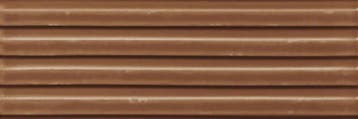 Wandtegel Equipe Cerámica Gare Bruin Relieve Glans 10x30,5, Nieuw, 20 tot 40 cm, 10 m² of meer, Wandtegels