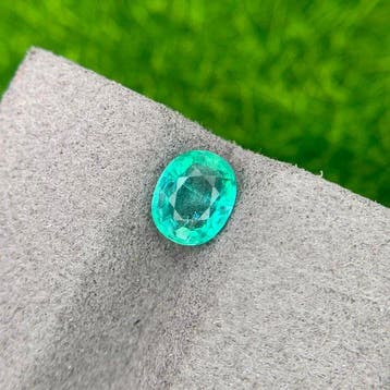 1 pcs Groen Smaragd - 1.14 ct - nternational Colored, Sieraden, Tassen en Uiterlijk, Nieuw
