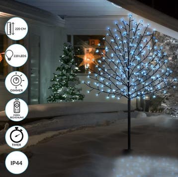 Kersenbloesemboom Set van 2 Koudwit 220cm 220 LEDs, Verzenden, Nieuw