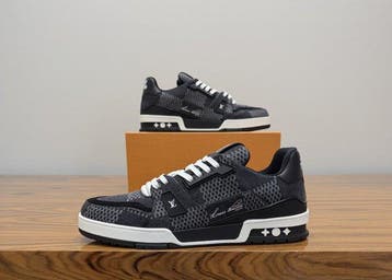 Louis Vuitton - LV Trainer Damier 3D Denim - Sneakers -, Nieuw