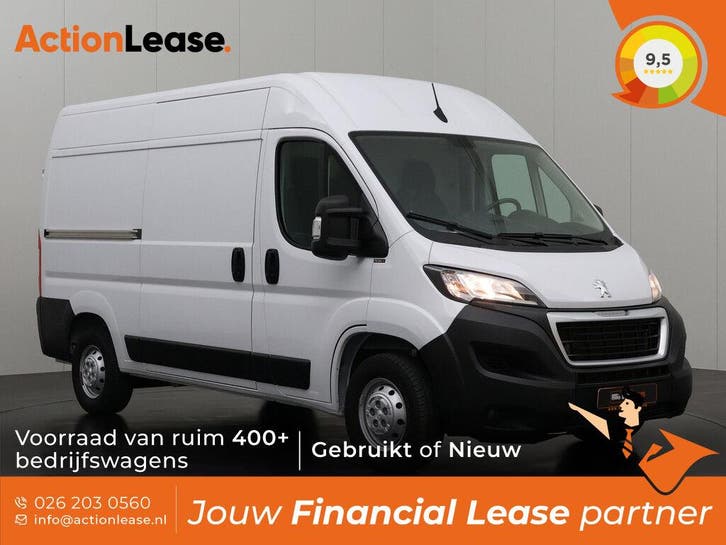 Peugeot Boxer Koelwagen L2 H2 2023 Diesel Handgeschakeld, Auto's, Peugeot, Dealer onderhouden, Te koop, Zwart, Handgeschakeld