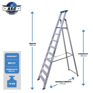 ASC Bordestrap, Doe-het-zelf en Verbouw, Ladders en Trappen, Verzenden, Nieuw, Trap