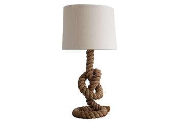 Vloerlamp SEVEN SEAS 80cm met authentiek touw - 30201, Ophalen of Verzenden, Nieuw