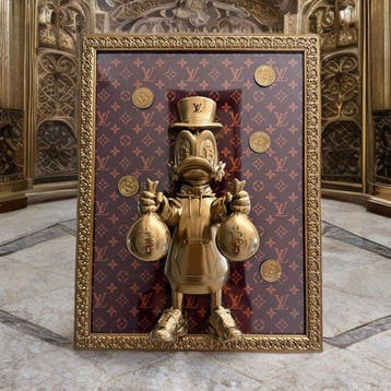 soul.arta - “Scrooge Bitcoin & LV 3D”