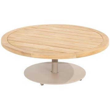 Volta teak salontafel centrale poot latte 80 cm. Ø (H 30) 4, Ophalen of Verzenden, Nieuw