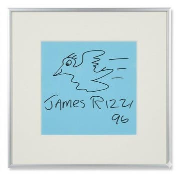 James Rizzi (1950-2011) - Rizzi Bird, original drawing, 1996