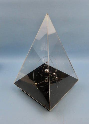 Klok - XL Space Age Planetarium klok - Mid-century modern