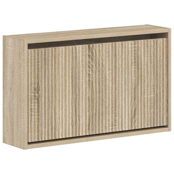 vidaXL Wandgemonteerde Schoenkast ARNHEM 71 x 17 x 43 cm, Verzenden, Nieuw
