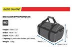 Overboard Adventure duffel Bag 90 ltr zwart, Ophalen, Nieuw