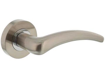 Veiling - 10x Intersteel deurkruk op rond rozet Matthijs, Nieuw
