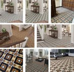 Klassieke Victoriaanse retro patroontegels Vives ceramica, Verzenden, Keramiek, Nieuw, 20 tot 40 cm