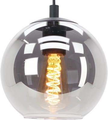 EGLO Ariscani Hanglamp - E27 - Ø 20 cm - Rookglas | Smoke, Verzenden, Nieuw