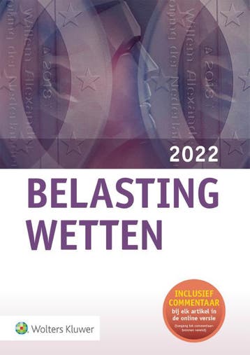 Belastingwetten   pocketeditie 2022 9789013166620, Zo goed als nieuw