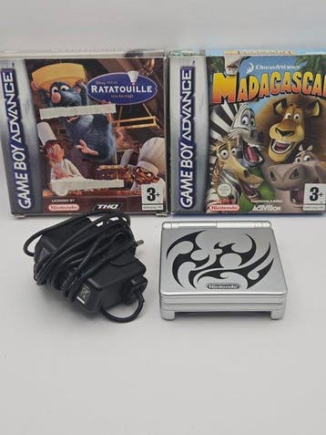 Nintendo - Gameboy Advance SP - Videogameconsole + games, Nieuw