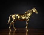 sculptuur, Cavallo XL - 50 cm - Verguld messing - 1950