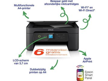 Epson Expression Home XP-3200 - All-In-One Inkjetprinter -, Verzenden, Zo goed als nieuw, Epson