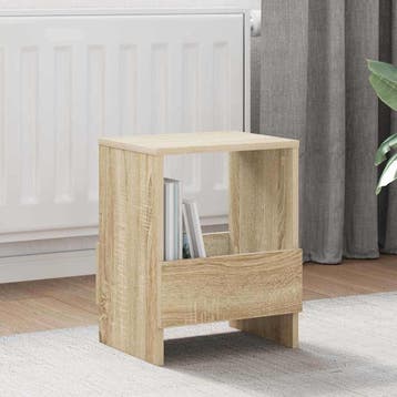 vidaXL Tijdschrift Rek 2 st Sonoma Eiken 35 x 30 x 45 cm, Verzenden, Nieuw