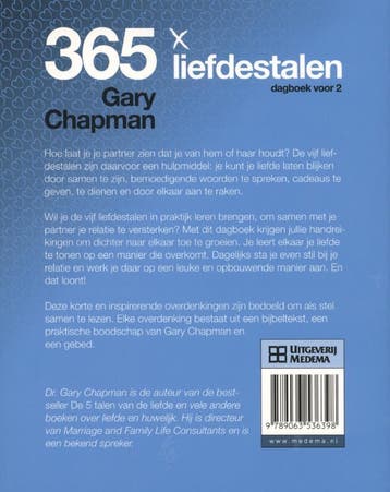 365 x LIEFDESTALEN 9789063536398 Gary Chapman, Boeken, Verzenden, Gelezen, Gary Chapman