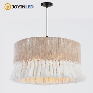 Handgemaakte Boho Hanglamp van Hennep Touw - 50cm - Scandina, Verzenden, Nieuw