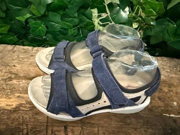 bijna Nieuwe sandalen van xsensible maat 38, Kleding | Dames, Schoenen, Xsensible, Blauw, Zo goed als nieuw, Sandalen of Muiltjes